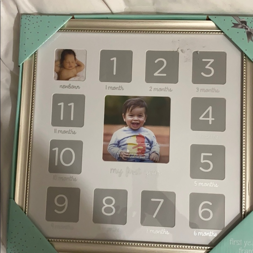 My First Year photo collage frame